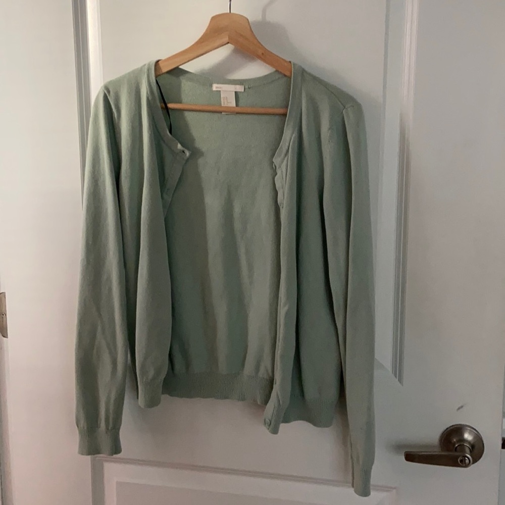 COPY - sage green cardigan